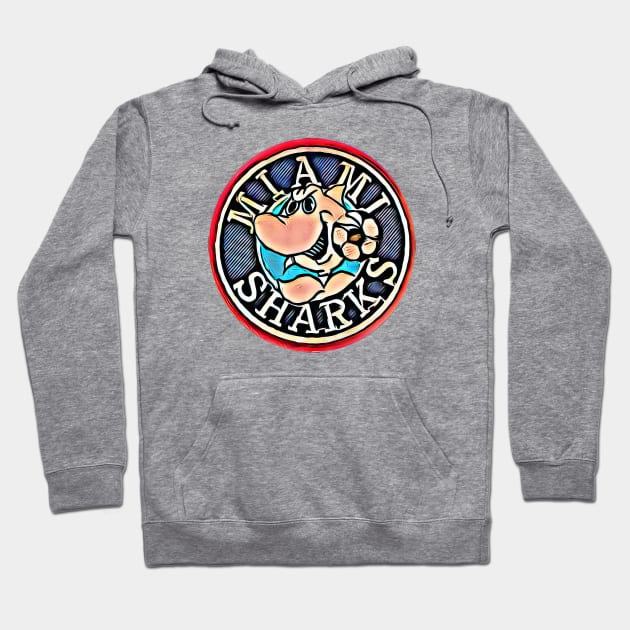 Miami Sharks Soccer Hoodie by Kitta’s Shop
